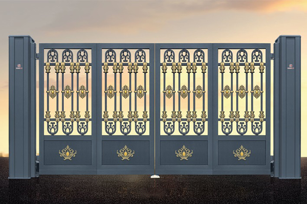 Cổng treo xếp gấp nhôm